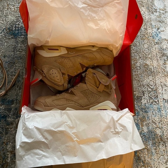 Jordan retro 6 Travis Scott Khaki - Picture 3 of 9